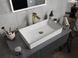 Умивальник (раковина) MEXEN NADIA 60 WHITE GOLD EDGE накладний MEX-21616005 фото 2