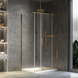 Душова кабіна REA MONTANA 140х80 BRASHED GOLD KPL-K2519 фото 2
