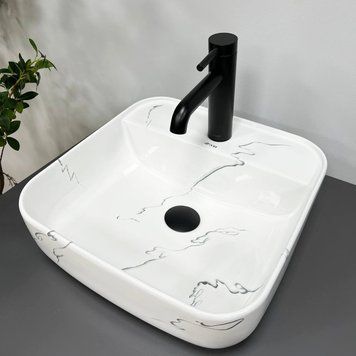 Умивальник (раковина) VBI RAGUSA S MARMO GLOSSY накладний VBI-014502 фото