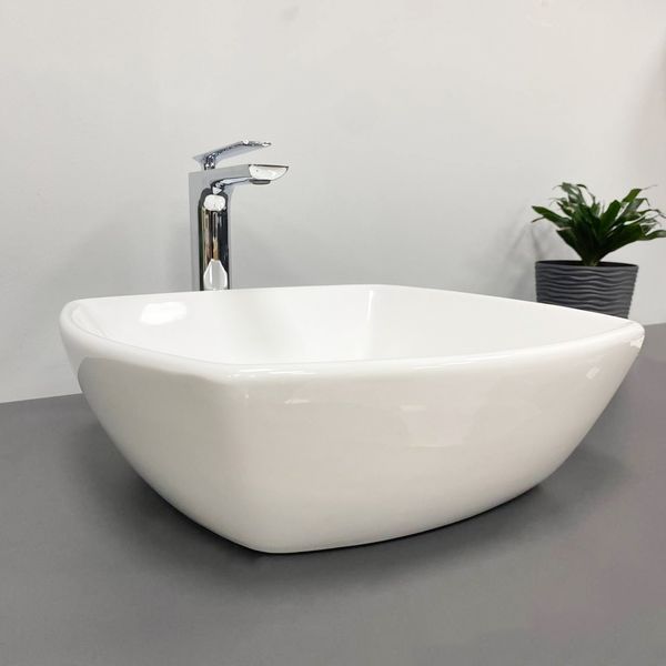 Умивальник (раковина) VBI CORTONA WHITE накладний VBI-012608 фото