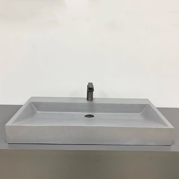 Умивальник (раковина) VBI VIESTE 80 GREY MATT накладний VBI-016801 фото