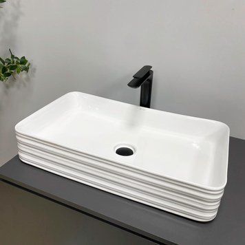 Умивальник (раковина) VBI VOLTURINO WHITE накладний VBI-012619 фото