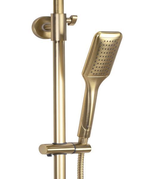 Душовий гарнітур REA TOM BRUSHED GOLD матове золото з термостатом REA-P5004 фото