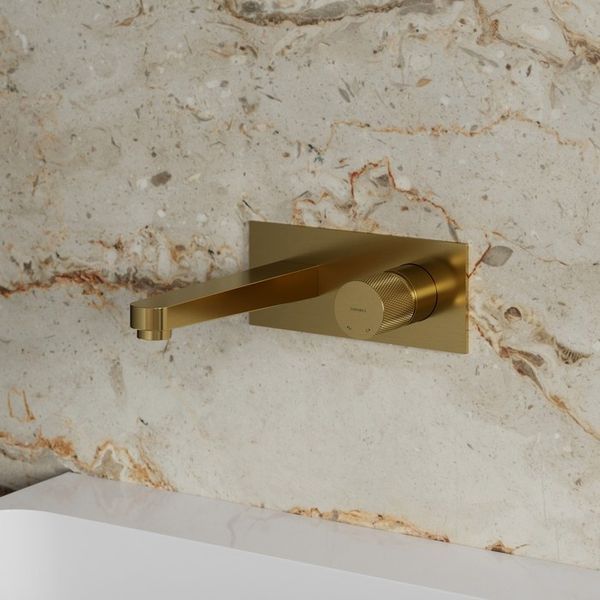 Змішувач для умивальника Omnires Contour прихованого монтажу, brushed gold( CT8015GLB) CT8015GLB фото