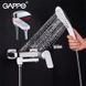 Змішувач для ванни GAPPO G3248, білий/хром G3248 фото 3