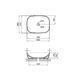 Раковина-чаша Qtap Cardinal 500х380х140 мм White QT04116302W QT04116302W фото 2