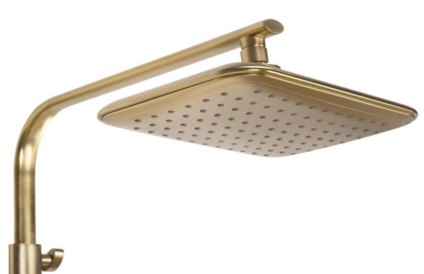 Душовий гарнітур REA TOM BRUSHED GOLD матове золото з термостатом REA-P5004 фото