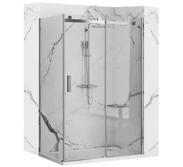 Душова кабіна REA NIXON 100х140 P CHROME REA-K5014 + REA-K5007 фото