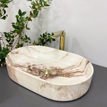 Умивальник (раковина) VBI VERONA 60 ONYX GLOSSY накладний VBI-011322 фото