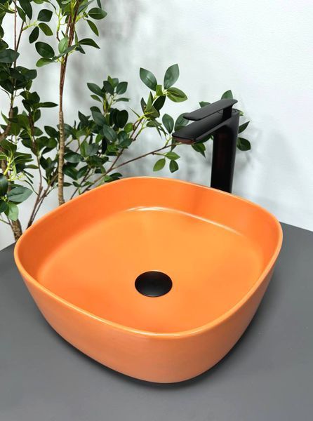 Умивальник (раковина) VBI AREZZO TERRACOTTA MATT накладний VBI-013204 фото