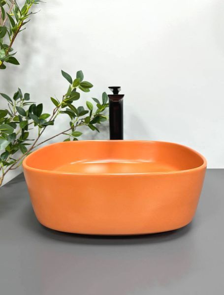 Умивальник (раковина) VBI AREZZO TERRACOTTA MATT накладний VBI-013204 фото