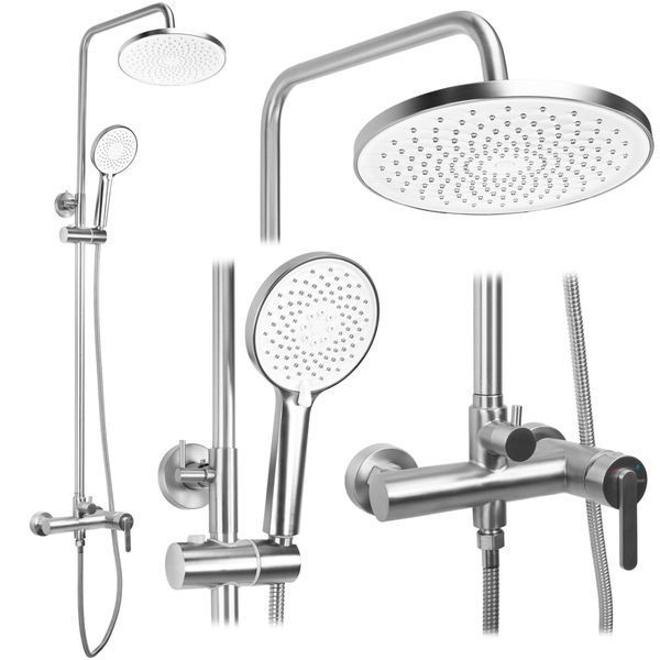 душова система Rea Ontario brushed nickel (REA-P5506) REA-P5506 фото