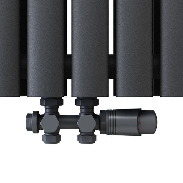 Aurora 2 Anthracite 1500/360 мм 1200 Вт вертикальний радіатор RR-UT1500360DA RR-UT1500360DA фото