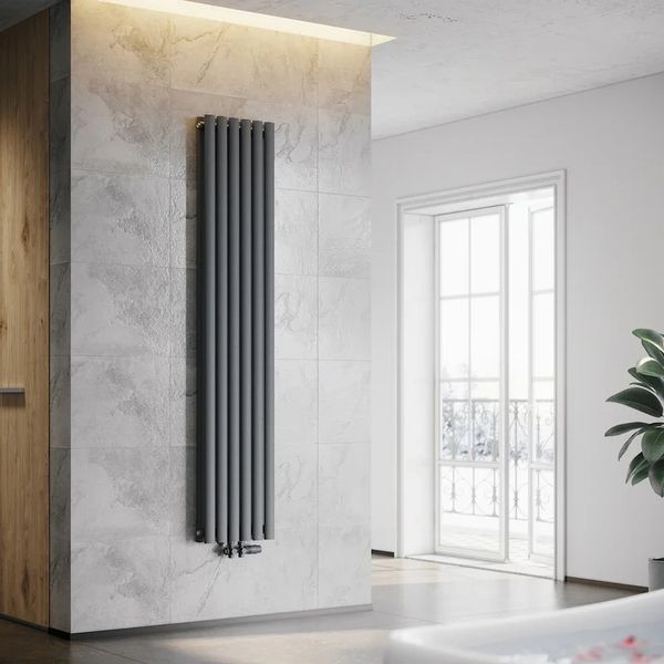 Aurora 2 Anthracite 1500/360 мм 1200 Вт вертикальний радіатор RR-UT1500360DA RR-UT1500360DA фото
