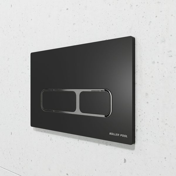 Інсталяція KollerPool AQUA LINE + EDGE Black панель змиву + підвісний унітаз KVADRO з сидінням Soft-close ( змив Tornado ) 817dca0a-2eda-11ef-bb6b-a0423f42a789 фото