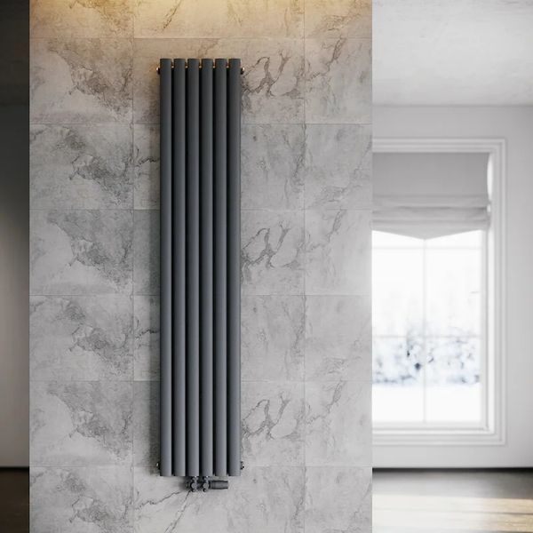 Aurora 2 Anthracite 1500/360 мм 1200 Вт вертикальний радіатор RR-UT1500360DA RR-UT1500360DA фото
