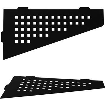 Кутова полиця для ванни REA SF05 30 BLACK MATT REA-06014 фото