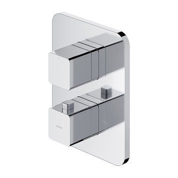 Змішувач для ванни та душу з термостатом Omnires Parma chrome (PM7436CR) PM7436CR фото