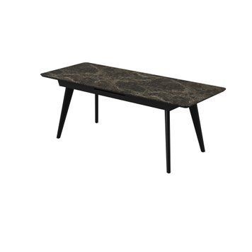 Стіл АТЛАНТА 140(180)*80*76 Laminam Emperador Extra (5mm) АР000092367 фото