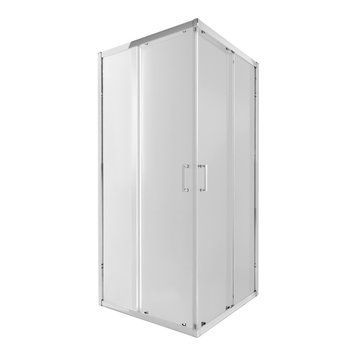 Душова кабіна Qtap Taurus CRM1011SC6 100x100 см, скло Clear 6 мм, покриття CalcLess без піддона TAUCRM1011SC6 фото