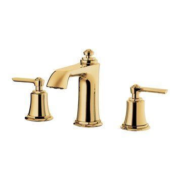 Змішувач для умивальника Omnires Armance, на три отвори, gold (AM5214GL) AM5214GL фото