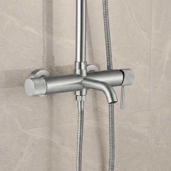 душова система Rea Lungo Stripe brushed nickel (REA-P9491) REA-P9491 фото