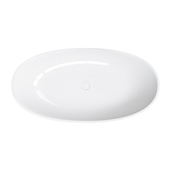 ванна Omnires Shell 148x75 окремо gloss white (SHELL148WWBP) SHELL148WWBP фото