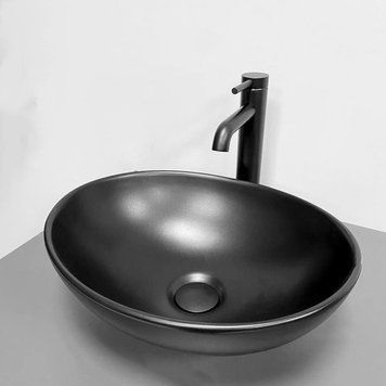 Умивальник (раковина) VBI PARMA BLACK MATT накладний VBI-011022 фото