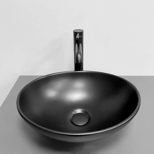 Умивальник (раковина) VBI PARMA BLACK MATT накладний VBI-011022 фото