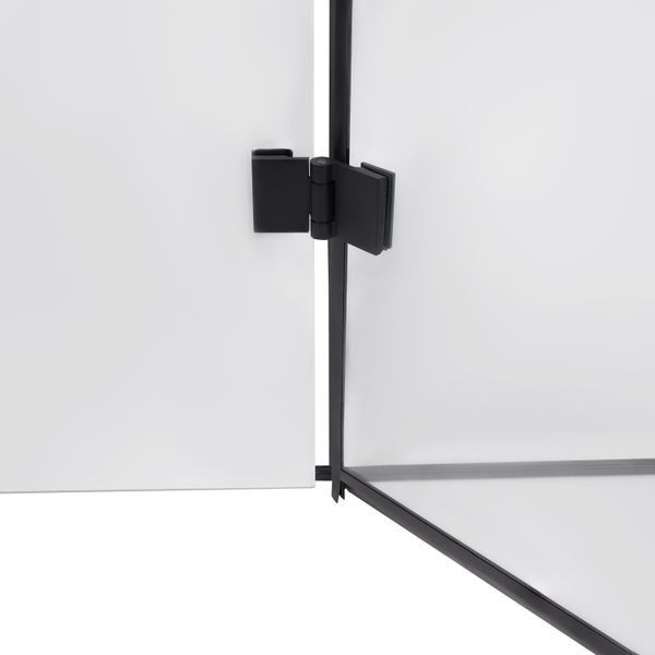 Душова кабіна Qtap Capricorn BLA1099SC6 90x90 см, скло Clear 6 мм, покриття CalcLess без піддона QT889910842855OB фото