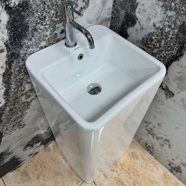 Умивальник (раковина) VBI CALIATO WHITE підлоговий VBI-019029 фото