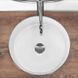 Умивальник (раковина) REA SAMI BRUSHED SILVER WHITE накладний REA-U3304 фото 4