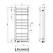 Електрична рушникосушарка Navin Loft 400х1000 Sensor з таймером, нержавіюча, права 10-043053-4010 фото 5