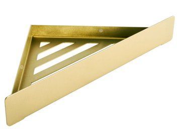 Кутова полиця для ванни REA SF07 28 BRUSHED GOLD REA-06013 фото