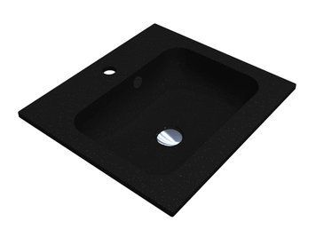 Умивальник DELLA 500 MIRASTONE BLACK SHINE Miraggio 8813459 фото