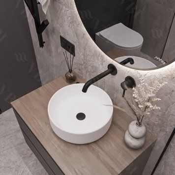 Умивальник (раковина) VBI PRATO WHITE накладний VBI-011400 фото