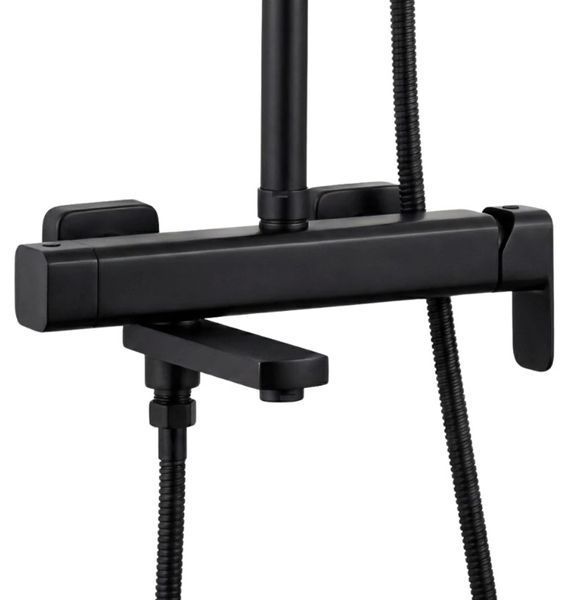 душова система для ванни та душу Rea Arlo black matt (REA-P7440) REA-P7440 фото