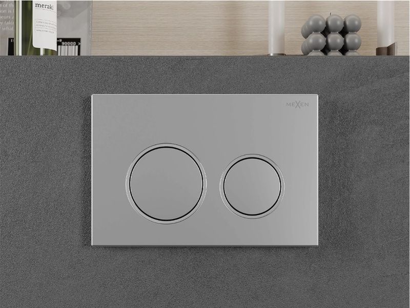 Кнопка змиву для встановлення MEXEN FENIX 07 XS CHROME MATT * MEX-600702 фото