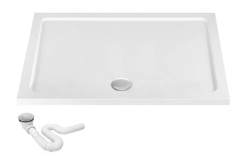 Душовий піддон REA SAVOY 80x100 WHITE REA-K5332 фото