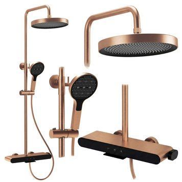 душова система для ванни та душу Rea Farel brush copper (REA-P0357) REA-P0357 фото