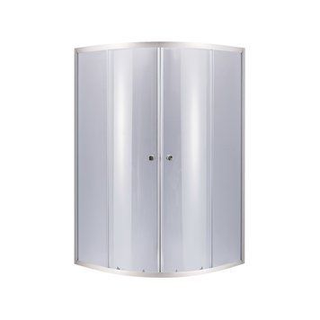 Душова кабіна Lidz Latwa SC90x90.SAT.HIGH.GR, скло тоноване 4 мм без піддона LLSC9090SATHIGHGR2 фото