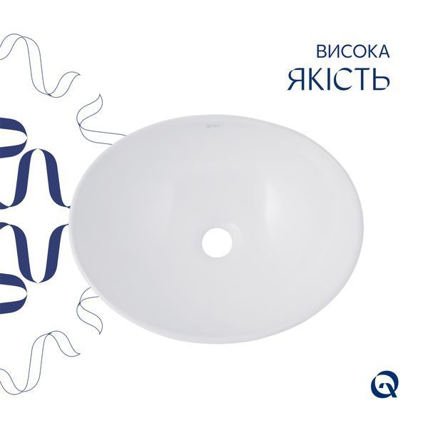 Раковина-чаша Qtap Dove 415x340x140 White QT06116062AW QT06116062AW фото