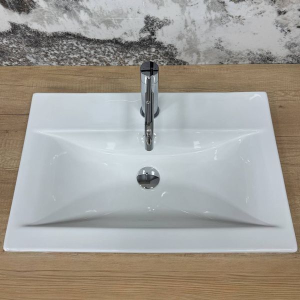 Умивальник (раковина) VBI FANUSA 60 WHITE врізний VBI-018064 фото