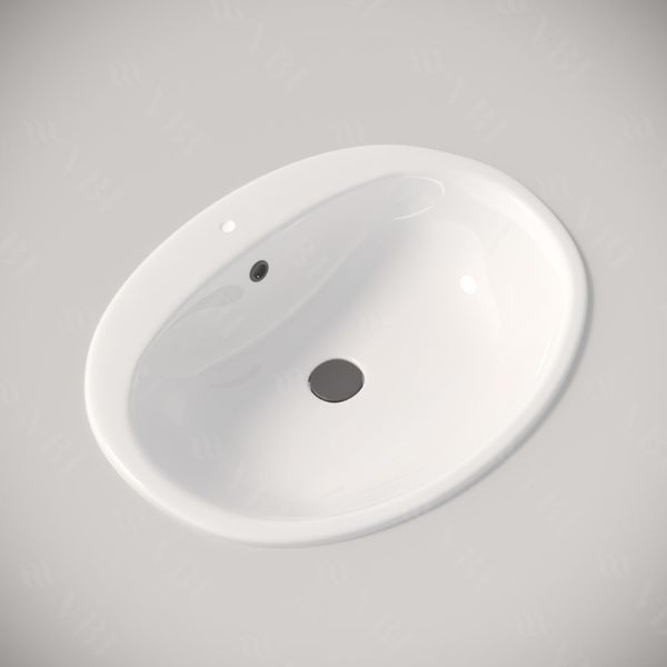 Умивальник (раковина) VBI SALERNO WHITE врізний VBI-018000 фото
