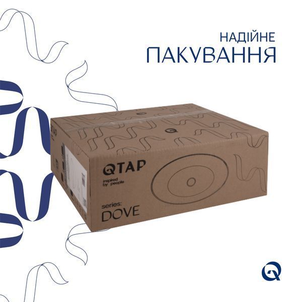 Раковина-чаша Qtap Dove 415x340x140 White QT06116062AW QT06116062AW фото