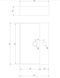 умивальник Omnires Garland 60x43 white (GARLAND600BP) GARLAND600BP фото 2