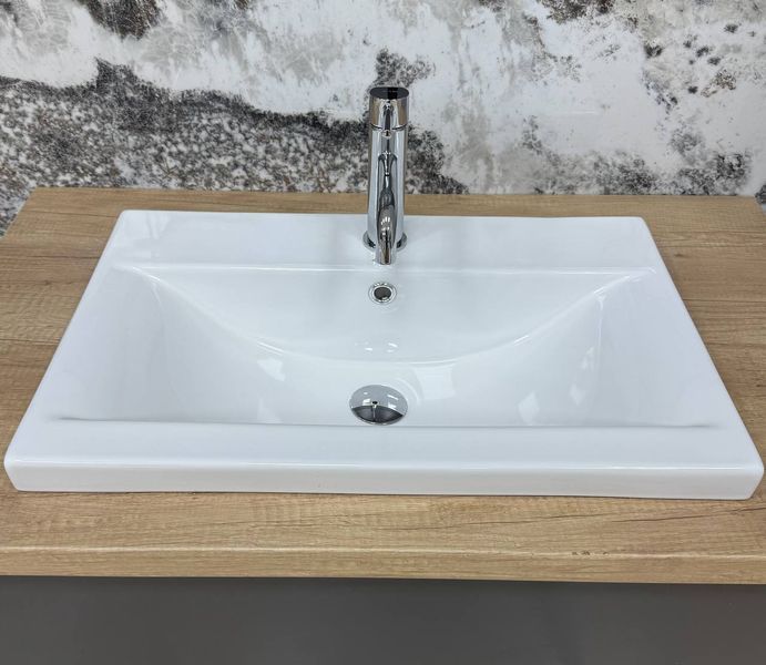 Умивальник (раковина) VBI FANUSA 60 WHITE врізний VBI-018064 фото