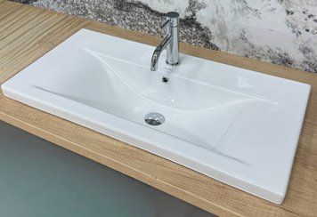 Умивальник (раковина) VBI FANUSA 80 WHITE врізний VBI-018065 фото