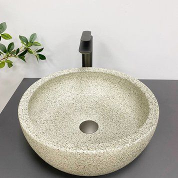 Умивальник (раковина) VBI CORRIDONIA BEIGE STONE MATT накладний VBI-016100 фото