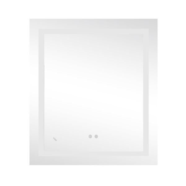 Дзеркало Lidz Kubis 700х800 з LED-підсвічуванням Touch, з антизапотіванням, з димером, рег. яскравості LD78LF9048070 LD78LF9048070 фото